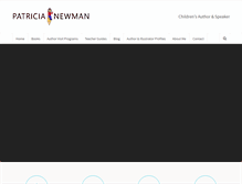 Tablet Screenshot of patriciamnewman.com